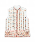 Colorful Embroidered Waistcoat Set For Boys