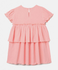 Baby Pink Layered Flar Dress 