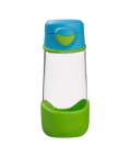 Tritan Sport Spout Drink Bottle 450ml - Ocean Breeze Blue Green