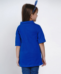 Organic Cotton Polo Shirt Sister Bear Blue