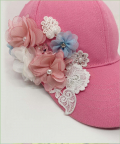 3D Floral Cap