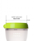 Comotomo Silicone Feeding Bottle 150ml, Green