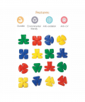 Ok Play Joy Link Set of 16 Assembled Shapes