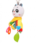 Baby Moo Panda White Premium Hanging Toy With Teether