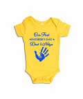 Hand Imprint Father&s Day Romper