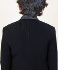Black Tuxedo Set With Shirt And Bow