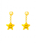 Star Smiley Earrings