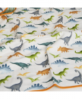Dinosaurs Organic Reversible Blanket