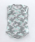 Royal Brats Onesies with Comouflage Print-Grey