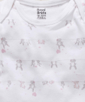 Royal Brats Onesies with Rabbit AOP-White