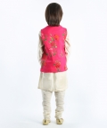 Fuchsia Embroidered Bundi Jacket
