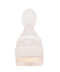 Baby Moo White 90 Ml Squeeze Bottle Feeder With Dispensing Spoon
