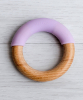 Wood + Silicone Simple Ring - Kitty