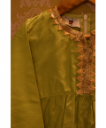 Green - Golden Sharara Set