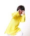 Yellow Detailed Kurta with White Pyjama
