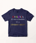 Dyslexia Awareness Tee Shirt - Navy Blue