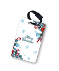 Personalised Christmas Candy Luggage Tag
