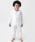 Personalised Grey Stars Pajama Set