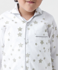 Personalised Grey Stars Pajama Set