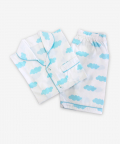 Personalised Organic Clouds Shorts Set For Kids
