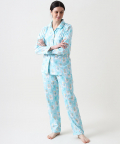 Personalised Organic Llama Love Pajama Set For Women
