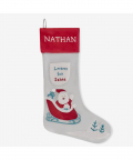 Personalised Santa's Sleigh Luxe Stocking