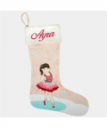 Personalised Ballerina Luxe Stocking