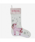Personalised Magical Unicorn Luxe Stocking (Pink)