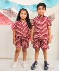 Red Elephant Delight Co-ord Set