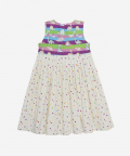Magic Dust Dress Purple Dinosaurs And Square Colors