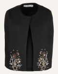 Floral Embroidered Cape 