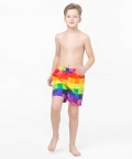 Psychedelic Fish Reversible Flipout Shorts