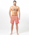 Multicolored Splashes And Cherries Reversible Flipout Shorts