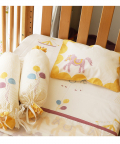 I am going to the circus Cot Bedding Set(Flat) - Yellow