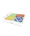 Mini 2 In 1 Ludo Play Mat Fold-Able Stretchable Board Game
