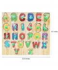  English Alphabet & Shape Cutting Wooden Puzzles Toy