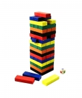 Blocks With 1 Dice Building Jenga Iq Game Puzzles Tower Toy