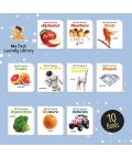 Learning Little Library Set Of 10 Mini Board Books Set