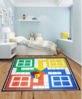 Traditional Indian Parcheesi/Pachisi/Chopat Ludo Play Mat