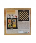 2 In 1 Wooden Chess And Ludo 14X14 Inches Board Games