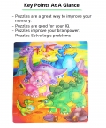 Puzzles Dinosaurs Theme Play & Learn, Creativity-40 Pieces