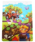 Puzzles Farm Theme Play & Learn, Creativity-40 Pieces