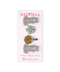 Nadoraa Mary's Little Lamb Grey Clip Set- Pack Of 4