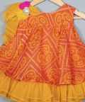 Kota Bandhej Printed Dress