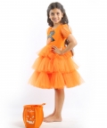 Orange Pumkin Dress
