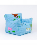 Personalised Farm Animal Quilted - Bean Chair (Small)