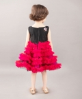 Red And Black Frilly Dress