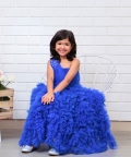 Tiny Tots Gown In Royal Blue