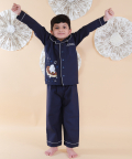 Personalised Donut Embroidered Night Suit