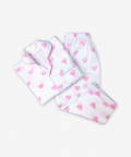 Personalised Hearts Pajama Set For Women